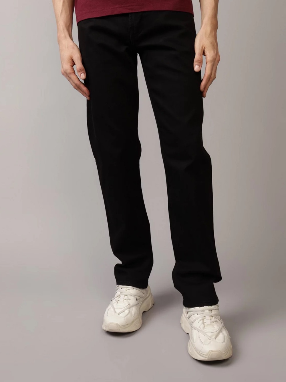 American Eagle Original Straight Jean — Black